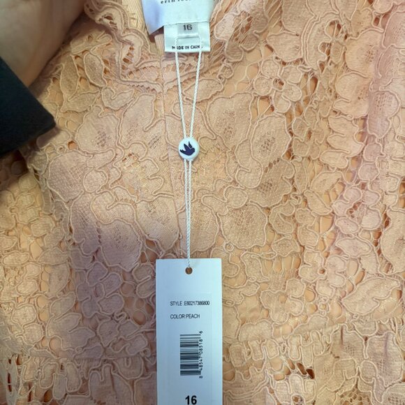 NWT Erin Fetherston Lace Dress - Sz. 16 - Picture 4 of 5